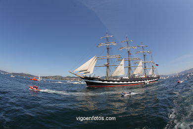 TALL SHIPS ATLANTIC CHALLENGE 2009 - VIGO, SPAIN. CUTTY SARK. 2009 - 