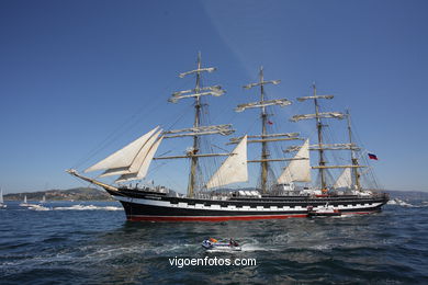 REGATA EN VIGO. DESAFÍO ATLÁNTICO DE GRANDES VELEROS - REGATA CUTTY SARK. 2009 - TALL SHIPS ATLANTIC CHALLENGE 2009