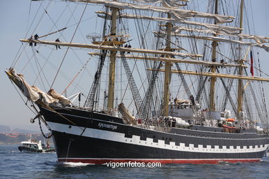 REGATA EN VIGO. DESAFÍO ATLÁNTICO DE GRANDES VELEROS - REGATA CUTTY SARK. 2009 - TALL SHIPS ATLANTIC CHALLENGE 2009