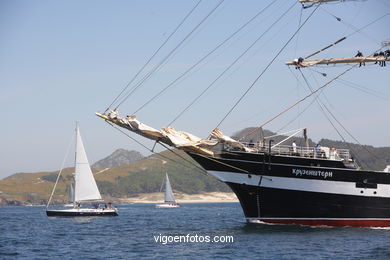 REGATA EN VIGO. DESAFÍO ATLÁNTICO DE GRANDES VELEROS - REGATA CUTTY SARK. 2009 - TALL SHIPS ATLANTIC CHALLENGE 2009