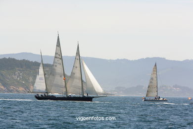 REGATA EN VIGO. DESAFÍO ATLÁNTICO DE GRANDES VELEROS - REGATA CUTTY SARK. 2009 - TALL SHIPS ATLANTIC CHALLENGE 2009