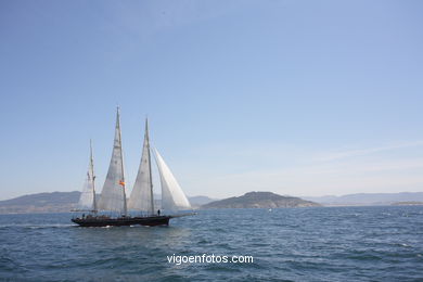 REGATA EN VIGO. DESAFÍO ATLÁNTICO DE GRANDES VELEROS - REGATA CUTTY SARK. 2009 - TALL SHIPS ATLANTIC CHALLENGE 2009