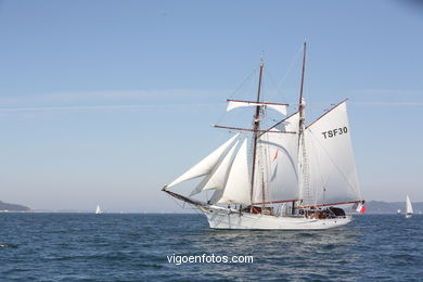 REGATA EN VIGO. DESAFÍO ATLÁNTICO DE GRANDES VELEROS - REGATA CUTTY SARK. 2009 - TALL SHIPS ATLANTIC CHALLENGE 2009