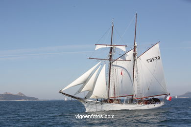 REGATA EN VIGO. DESAFÍO ATLÁNTICO DE GRANDES VELEROS - REGATA CUTTY SARK. 2009 - TALL SHIPS ATLANTIC CHALLENGE 2009