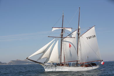REGATA EN VIGO. DESAFÍO ATLÁNTICO DE GRANDES VELEROS - REGATA CUTTY SARK. 2009 - TALL SHIPS ATLANTIC CHALLENGE 2009