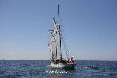 REGATA E SAIDA DENDE VIGO - DESAFIO ATLÁNTICO DE GRANDES VELEROS - REGATA CUTTY SARK. 2009 - TALL SHIPS ATLANTIC CHALLENGE 2009