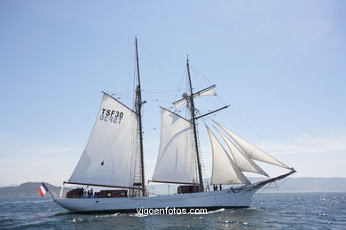 REGATA EN VIGO. DESAFÍO ATLÁNTICO DE GRANDES VELEROS - REGATA CUTTY SARK. 2009 - TALL SHIPS ATLANTIC CHALLENGE 2009