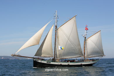 REGATA EN VIGO. DESAFÍO ATLÁNTICO DE GRANDES VELEROS - REGATA CUTTY SARK. 2009 - TALL SHIPS ATLANTIC CHALLENGE 2009