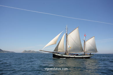 REGATA EN VIGO. DESAFÍO ATLÁNTICO DE GRANDES VELEROS - REGATA CUTTY SARK. 2009 - TALL SHIPS ATLANTIC CHALLENGE 2009