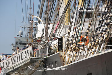 KRUZENSHTERN -  VELERO RUSO - BARCO -  DESAFIO ATLÁNTICO DE GRANDES VELEROS - REGATA CUTTY SARK. 2009 - TALL SHIPS ATLANTIC CHALLENGE 2009