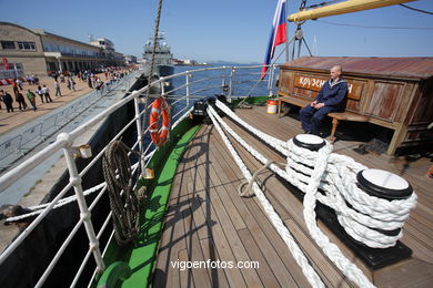 KRUZENSHTERN -  VELERO RUSO - BARCO - DESAFÍO ATLÁNTICO DE GRANDES VELEROS - REGATA CUTTY SARK. 2009 - TALL SHIPS ATLANTIC CHALLENGE 2009