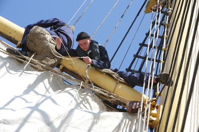 KRUZENSHTERN -  VELERO RUSO - BARCO -  DESAFIO ATLÁNTICO DE GRANDES VELEROS - REGATA CUTTY SARK. 2009 - TALL SHIPS ATLANTIC CHALLENGE 2009