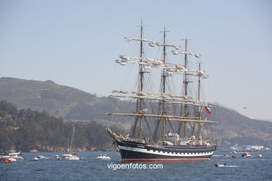 KRUZENSHTERN -  VELERO RUSO - BARCO - DESAFÍO ATLÁNTICO DE GRANDES VELEROS - REGATA CUTTY SARK. 2009 - TALL SHIPS ATLANTIC CHALLENGE 2009