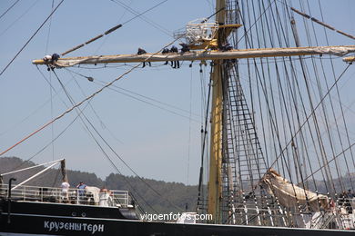 KRUZENSHTERN -  VELERO RUSO - BARCO - DESAFÍO ATLÁNTICO DE GRANDES VELEROS - REGATA CUTTY SARK. 2009 - TALL SHIPS ATLANTIC CHALLENGE 2009