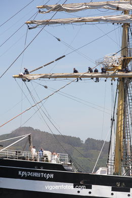 KRUZENSHTERN -  VELERO RUSO - BARCO -  DESAFIO ATLÁNTICO DE GRANDES VELEROS - REGATA CUTTY SARK. 2009 - TALL SHIPS ATLANTIC CHALLENGE 2009