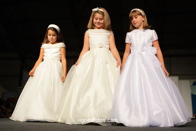 VESTIDOS DE COMUNIÓN. COMUNIONES COLECCIÓN 2009. PASARELA HAPPY NOVIAS