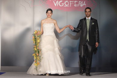 VESTIDOS DE NOVIAS. NOVIAS COLECCIÓN 2008. PASARELA HAPPY NOVIAS