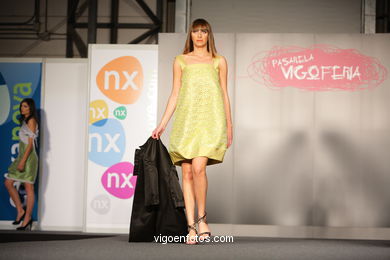 600 PUNTOS. DISEÑADOR: MAIDER IZAGIRRE SARASOLA - MAIDER ALZAGA. PASARELA DE MODA JÓVENES DISEÑADORES 2008 - VIGOFERIA