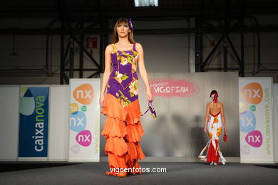 ABRIL. DISEÑADOR: MARIA JESUS CUEVAS. PASARELA DE MODA JÓVENES DISEÑADORES 2008 - VIGOFERIA