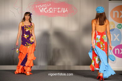 ABRIL. DISEÑADOR: MARIA JESUS CUEVAS. PASARELA DE MODA JÓVENES DISEÑADORES 2008 - VIGOFERIA