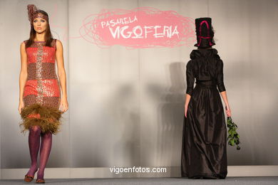 AIME LA VIE. DISEÑADOR: JOANA DIESTRE REDONDO. PASARELA DE MODA JÓVENES DISEÑADORES 2008 - VIGOFERIA