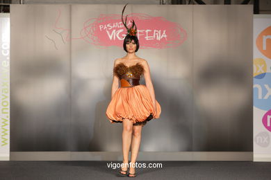 KRISS. DISEÑADOR: KRISS ARIANA HASSAN. RUNWAY FASHION OF YOUNG FASHION DESIGNER 2008 - VIGOFERIA