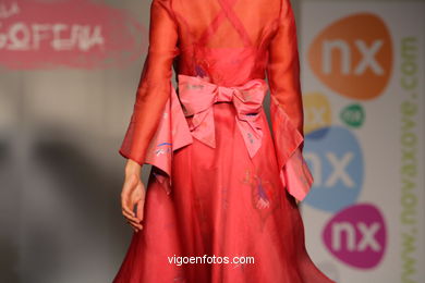 NOCHES EN JAPON. DISEÑADOR: Mª DEL CARMEN PEREZ COSTAS. PASARELA DE MODA JÓVENES DISEÑADORES 2008 - VIGOFERIA