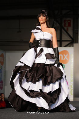 PASEO NOCTURNO. DISEÑADOR: ROCIO GONZÁLEZ FERNÁNDEZ. PASARELA DE MODA JÓVENES DISEÑADORES 2008 - VIGOFERIA