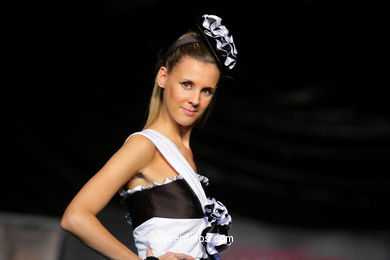 TOTAL BLACK. FASHION DESIGNER: ROCÍO GONZALEZ . RUNWAY FASHION OF YOUNG FASHION DESIGNER 2009 - VIGOFERIA