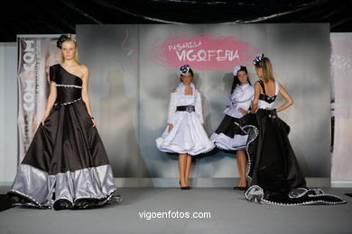 TOTAL BLACK. FASHION DESIGNER: ROCÍO GONZALEZ . RUNWAY FASHION OF YOUNG FASHION DESIGNER 2009 - VIGOFERIA