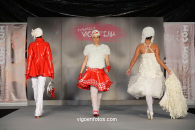 GARLIK & KAUTXO. FASHION DESIGNER: EDURNE IBÁÑEZ . RUNWAY FASHION OF YOUNG FASHION DESIGNER 2009 - VIGOFERIA