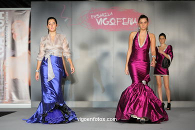 REFLEJO DE LUNA. DISEÑADOR: CESAR PARLA . PASARELA DE MODA JÓVENES DISEÑADORES 2009 - VIGOFERIA