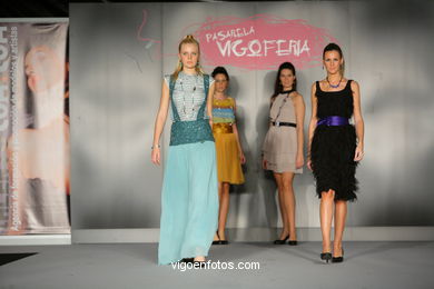 MADEMOISELLE MARIE. DISEÑADOR: CRISTINA LEÓN Y EMMA CALBÓ . PASARELA DE MODA JÓVENES DISEÑADORES 2009 - VIGOFERIA