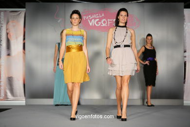 MADEMOISELLE MARIE. DISEÑADOR: CRISTINA LEÓN Y EMMA CALBÓ . PASARELA DE MODA JÓVENES DISEÑADORES 2009 - VIGOFERIA