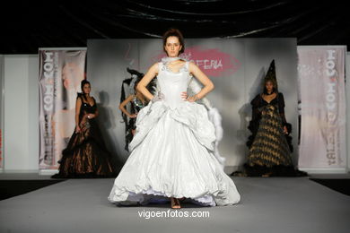 ETERNA MEDIEVAL. DISEÑADOR: RAFAEL FREITAS . PASARELA DE MODA JÓVENES DISEÑADORES 2009 - VIGOFERIA