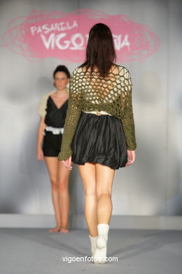 PRETÉRITO IMPERFECTO. FASHION DESIGNER: CELIA ALVAREZ . RUNWAY FASHION OF YOUNG FASHION DESIGNER 2009 - VIGOFERIA