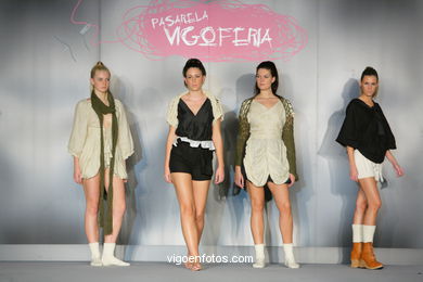 PRETÉRITO IMPERFECTO. FASHION DESIGNER: CELIA ALVAREZ . RUNWAY FASHION OF YOUNG FASHION DESIGNER 2009 - VIGOFERIA