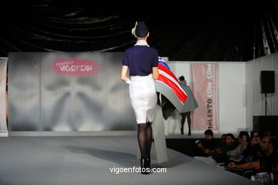 YANKEE O. FASHION DESIGNER: JANDRO VILLA . RUNWAY FASHION OF YOUNG FASHION DESIGNER 2009 - VIGOFERIA