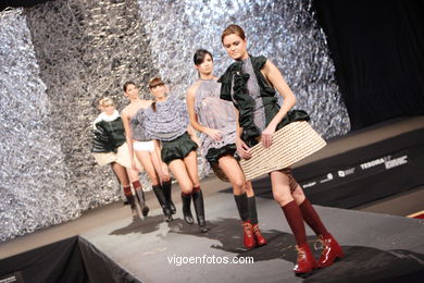 FASHION DESIGNER: LIDIA POZA PIÑEIRO. RUNWAY FASHION OF YOUNG FASHION DESIGNER TESOIRA 2007