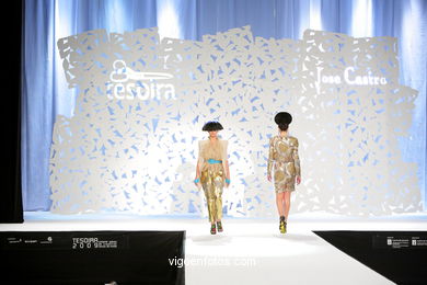 PASARELA CIBELES 2009. DISEÑADOR: JOSÉ CASTRO. PASARELA TESOIRA 2009 DE MODA NUEVOS CREADORES 