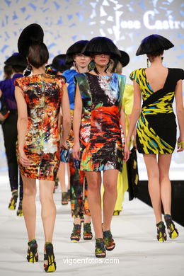 PASARELA CIBELES 2009. DISEÑADOR: JOSÉ CASTRO. PASARELA TESOIRA 2009 DE MODA NUEVOS CREADORES 