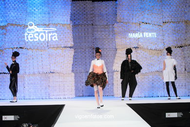 EL ÁNGEL AZUL. FASHION DESIGNER: MARÍA FENTE GONZÁLEZ. RUNWAY FASHION OF YOUNG FASHION DESIGNER 2010