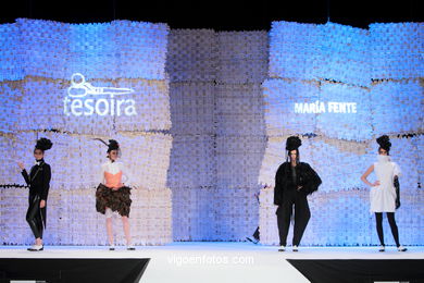 EL ÁNGEL AZUL. FASHION DESIGNER: MARÍA FENTE GONZÁLEZ. RUNWAY FASHION OF YOUNG FASHION DESIGNER 2010