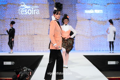 EL ÁNGEL AZUL. FASHION DESIGNER: MARÍA FENTE GONZÁLEZ. RUNWAY FASHION OF YOUNG FASHION DESIGNER 2010