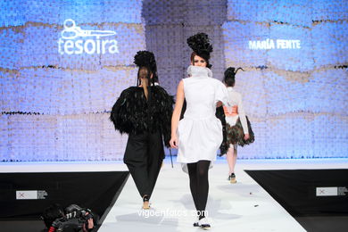 EL ÁNGEL AZUL. FASHION DESIGNER: MARÍA FENTE GONZÁLEZ. RUNWAY FASHION OF YOUNG FASHION DESIGNER 2010