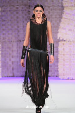 FUTURE-LOOKING BACK. FASHION DESIGNER: ISABEL PIÑAR FRAGA. RUNWAY FASHION OF YOUNG FASHION DESIGNER 2010