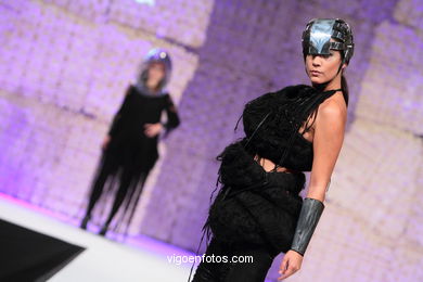 FUTURE-LOOKING BACK. FASHION DESIGNER: ISABEL PIÑAR FRAGA. RUNWAY FASHION OF YOUNG FASHION DESIGNER 2010