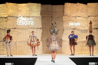 PAXAROS NA CABEZA. DESENHADOR: EVA SOTO CONDE. TESOIRA 2010. PASSARELA DE MODA JOVENS DESENHADORES 2010