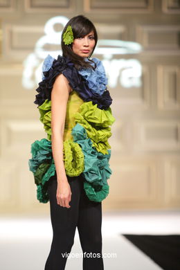 FASHION DESIGNER: O ARTE DA PAPIROFLEXIA - EVA SOTO CONDE. RUNWAY FASHION OF YOUNG FASHION DESIGNER TESOIRA 2008