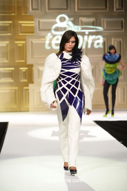 FASHION DESIGNER: O ARTE DA PAPIROFLEXIA - EVA SOTO CONDE. RUNWAY FASHION OF YOUNG FASHION DESIGNER TESOIRA 2008